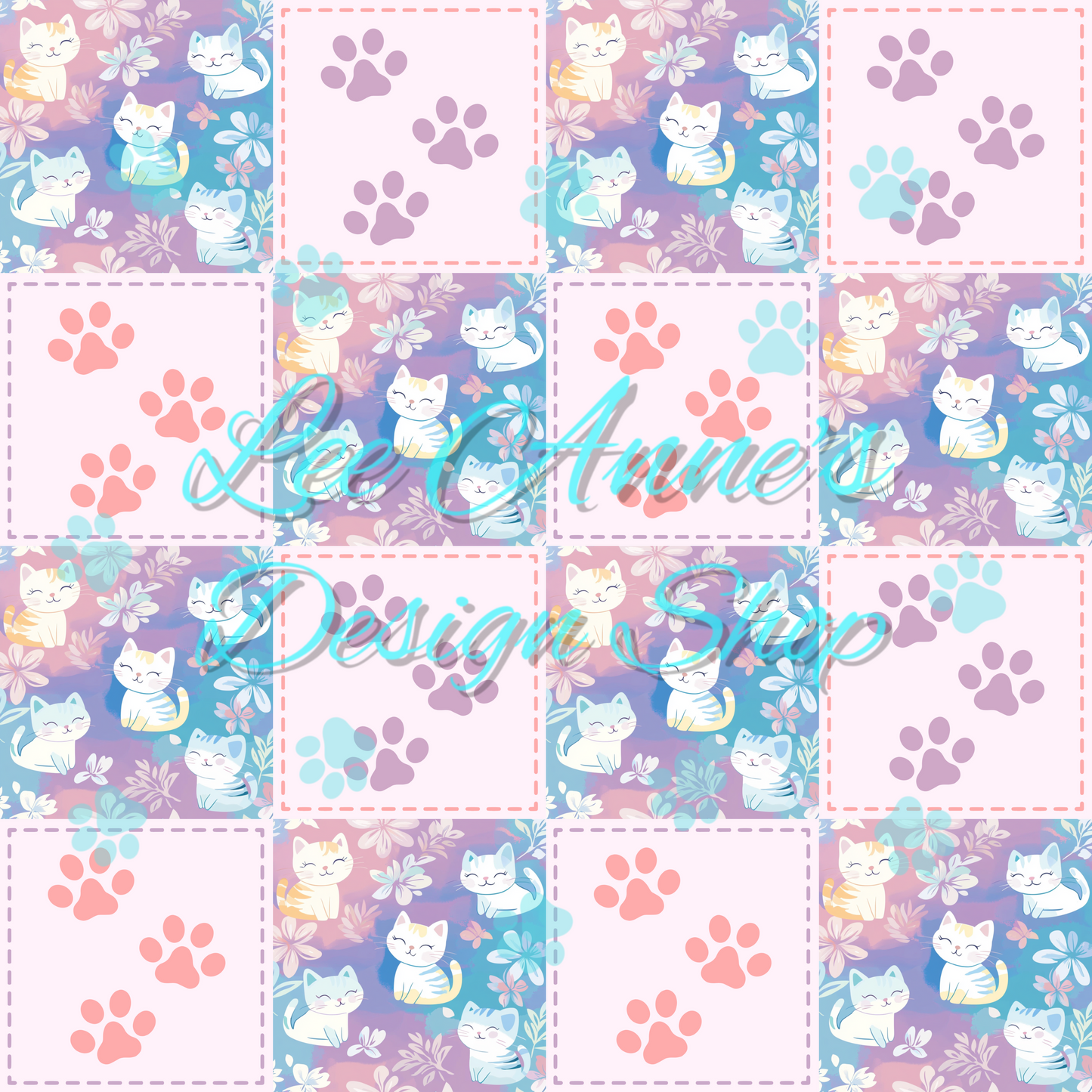Cute Cats Seamless