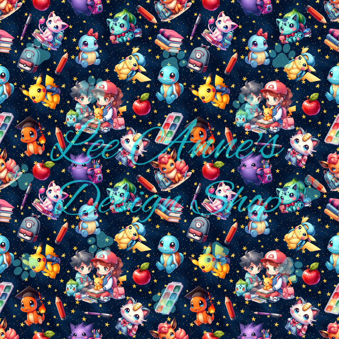 Poke School Seamless