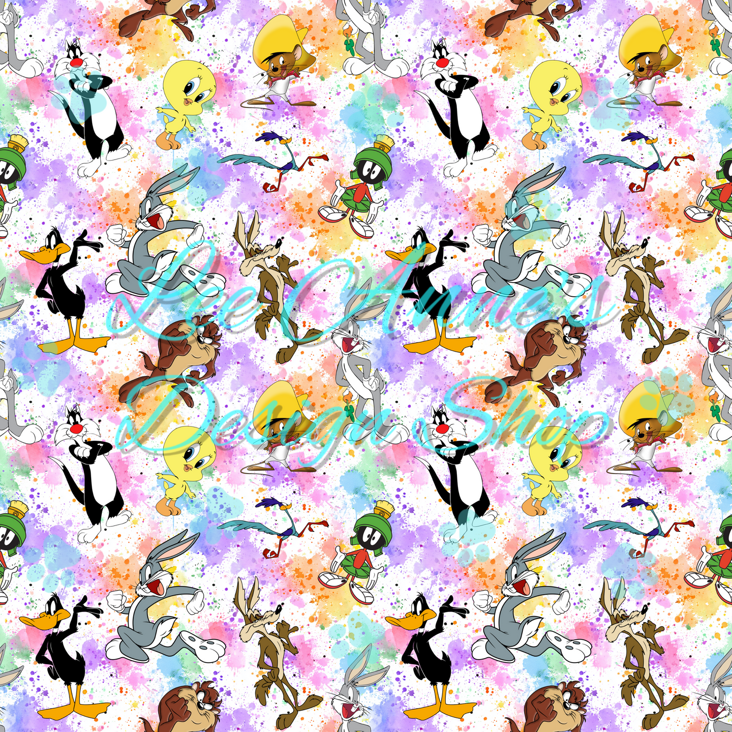 Toony friends Seamless