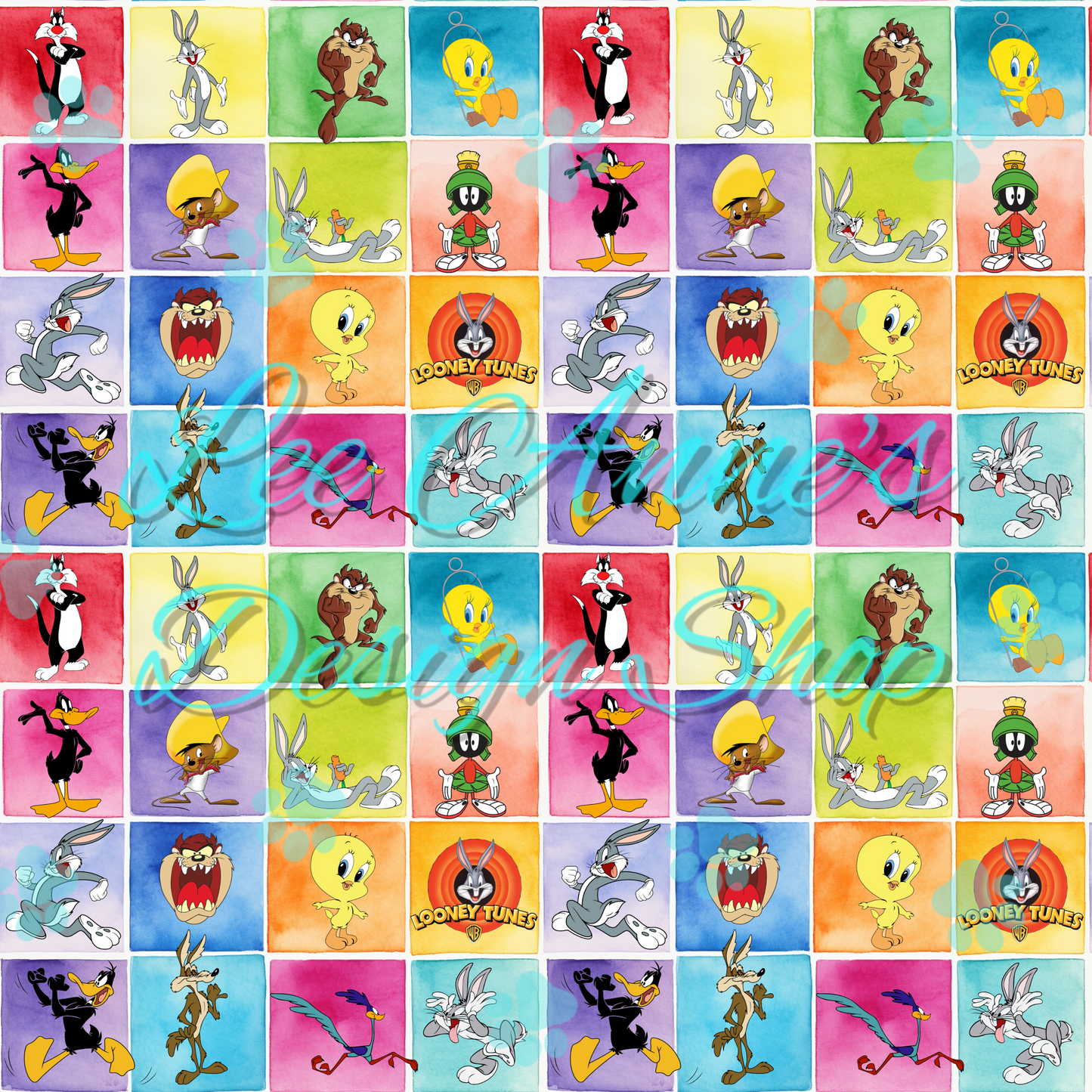 Toony friends Seamless