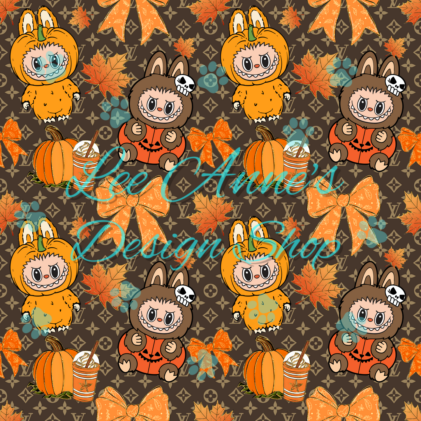 Fall Monster Seamless