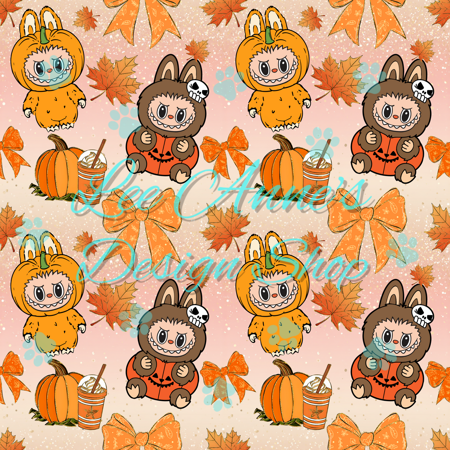 Fall Monster Seamless
