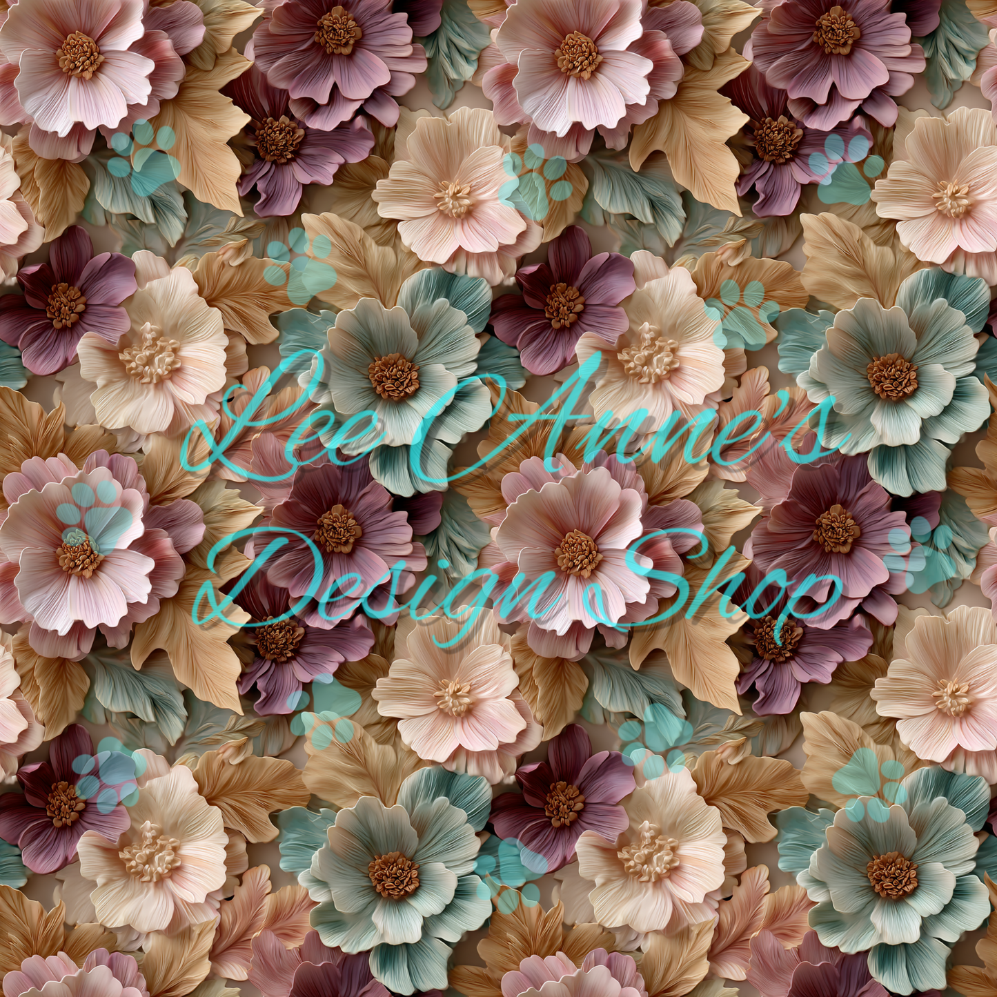 Fall Floral Seamless