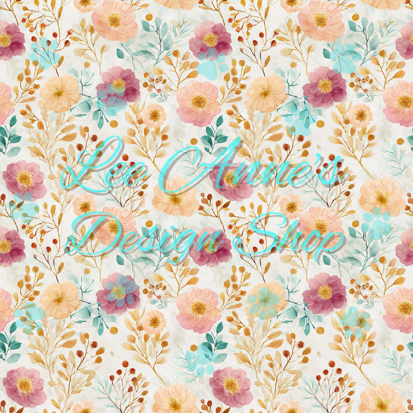 Fall Floral Seamless