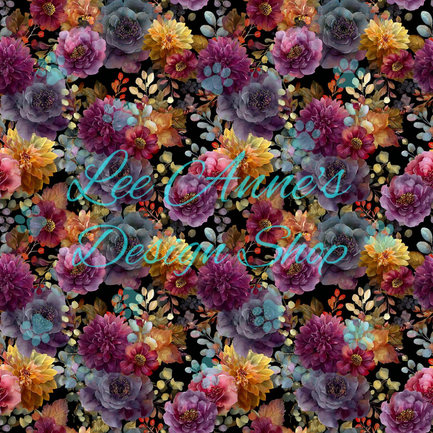 Fall Floral Seamless