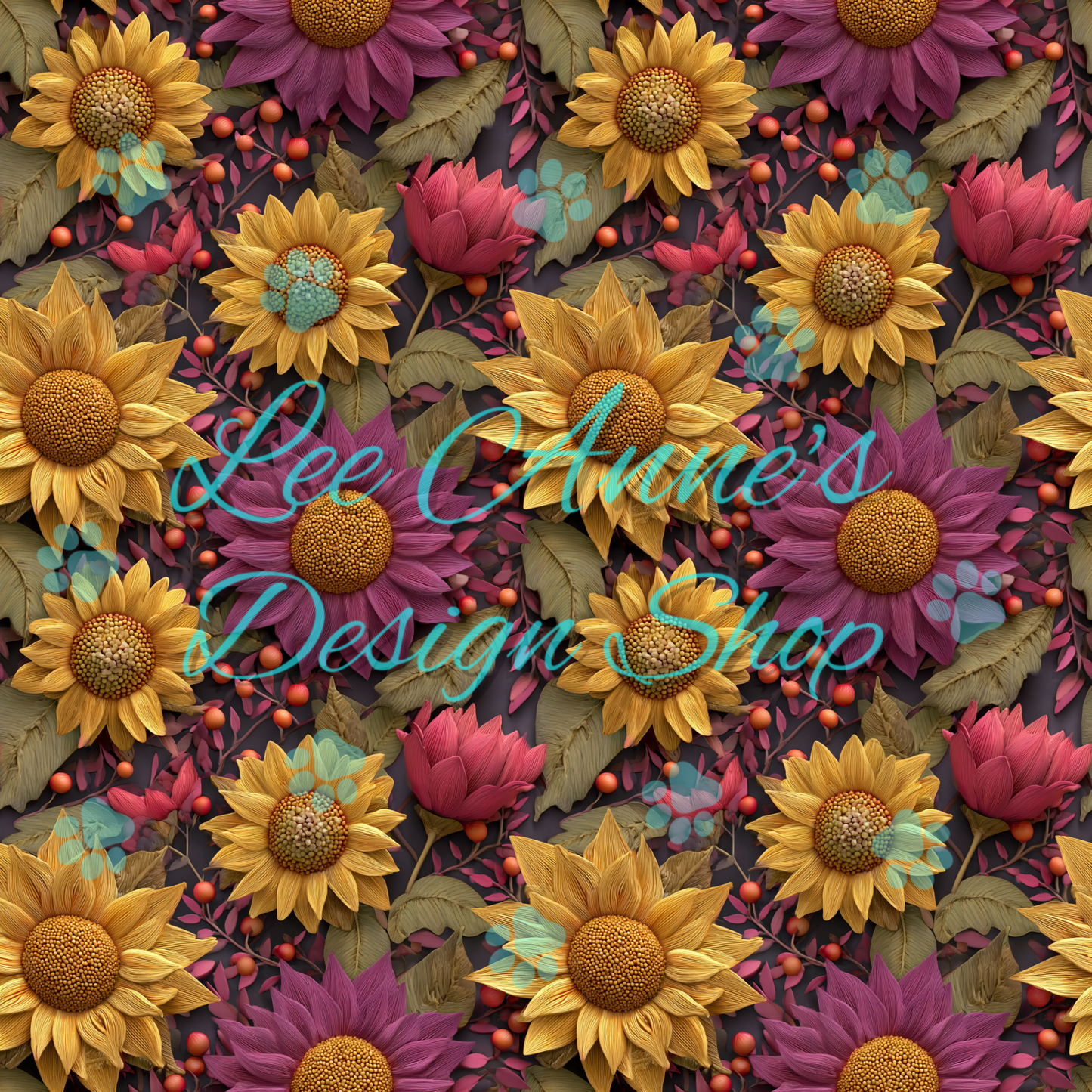 Fall Floral Seamless