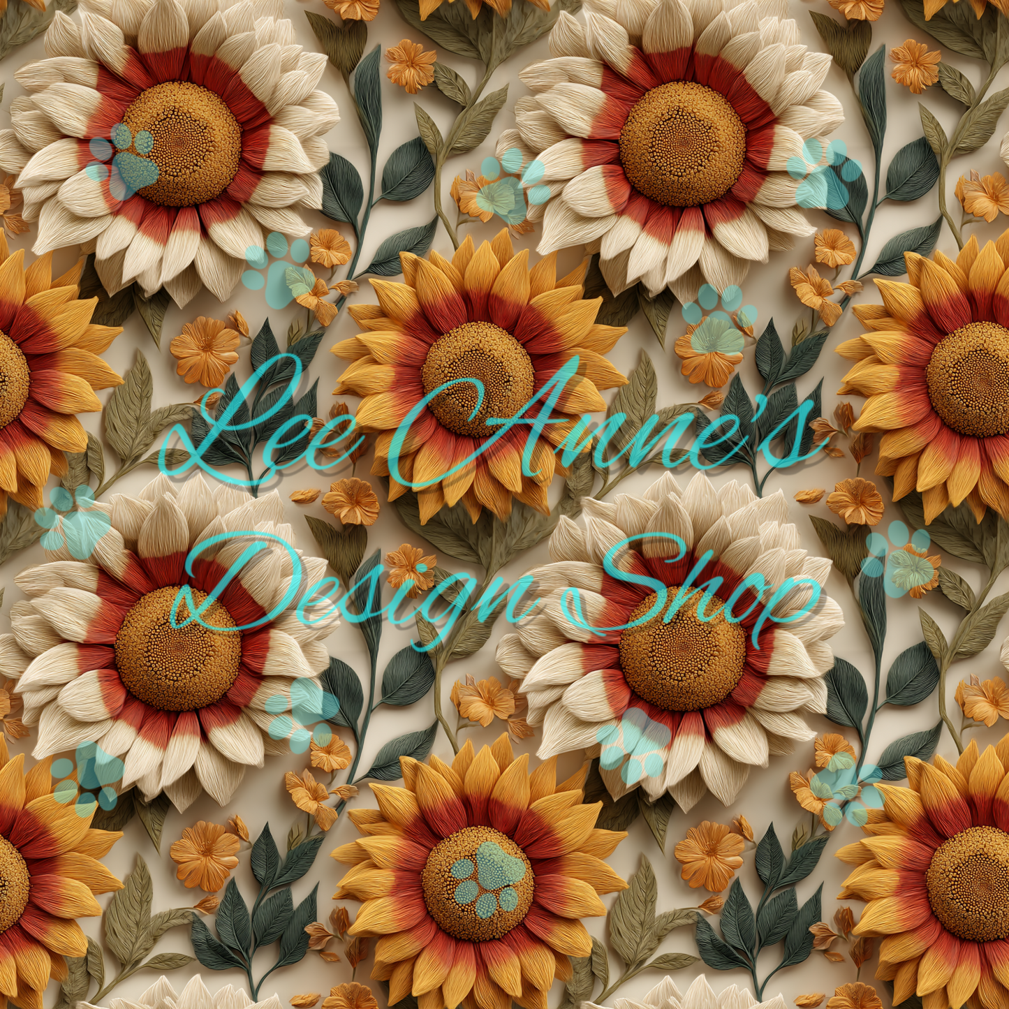 Fall Floral Seamless