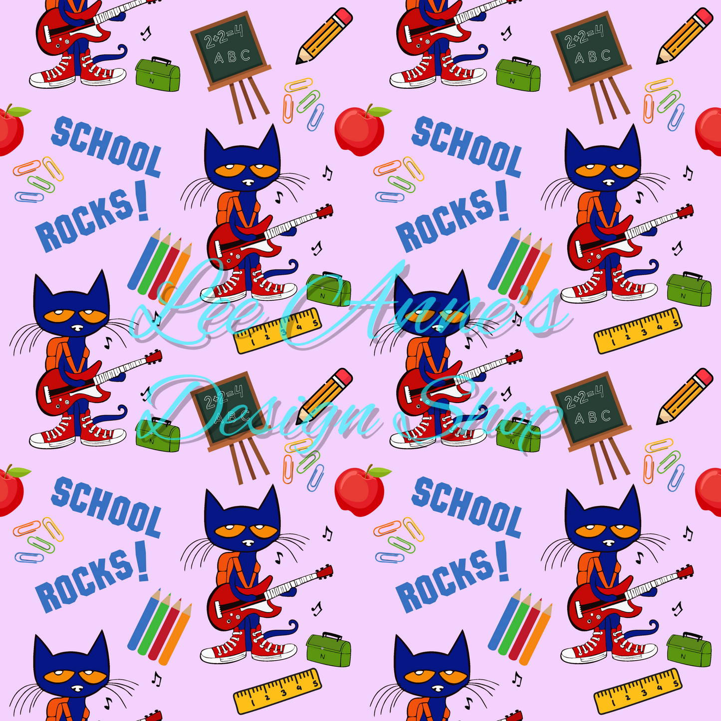 Bue Cat Seamless