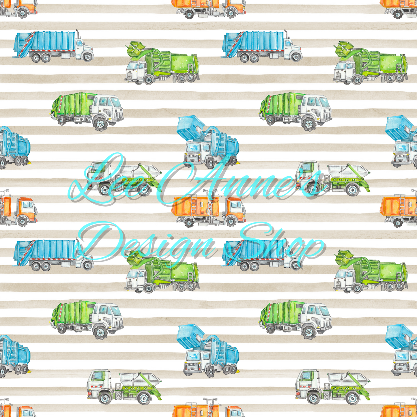 Garbage Truck Seamless