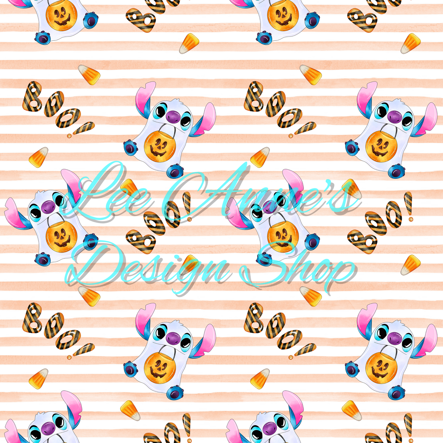 Stitch Halloween Seamless