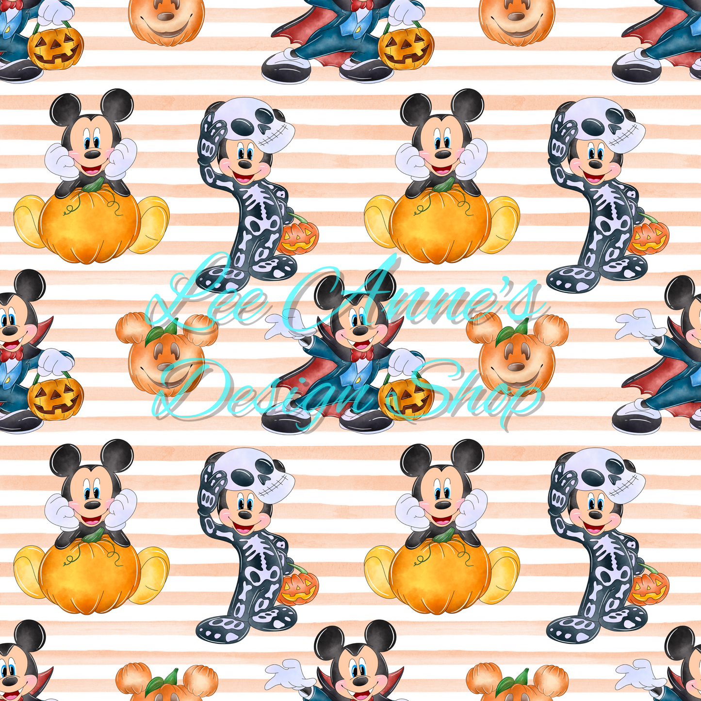 Mouse Halloween Seamless