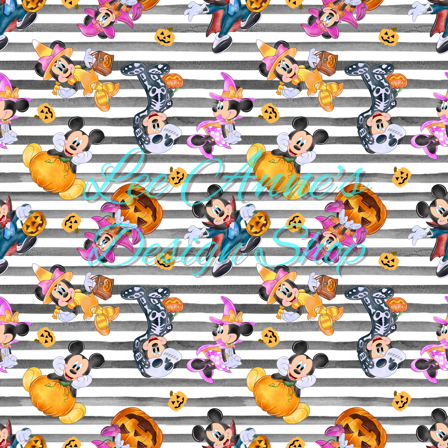 Mouse Halloween Seamless