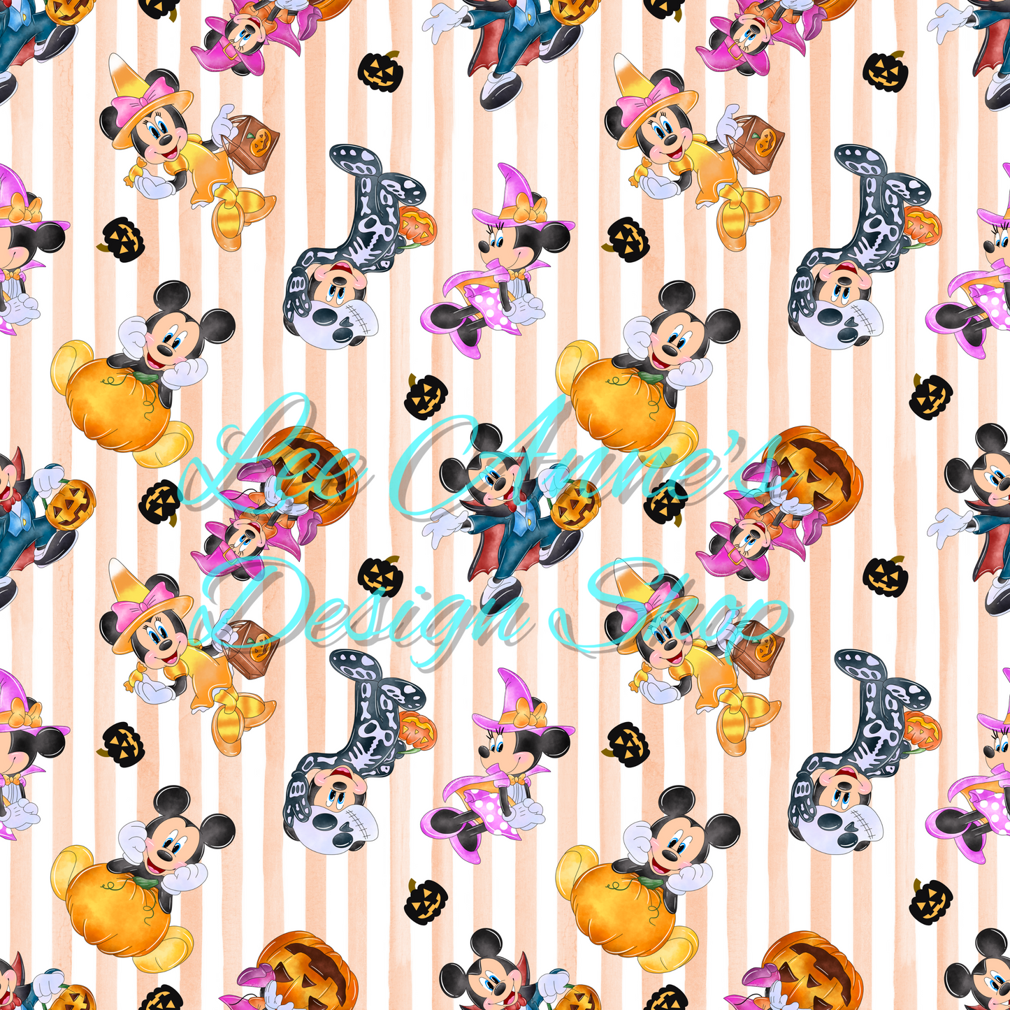 Mouse Halloween Seamless
