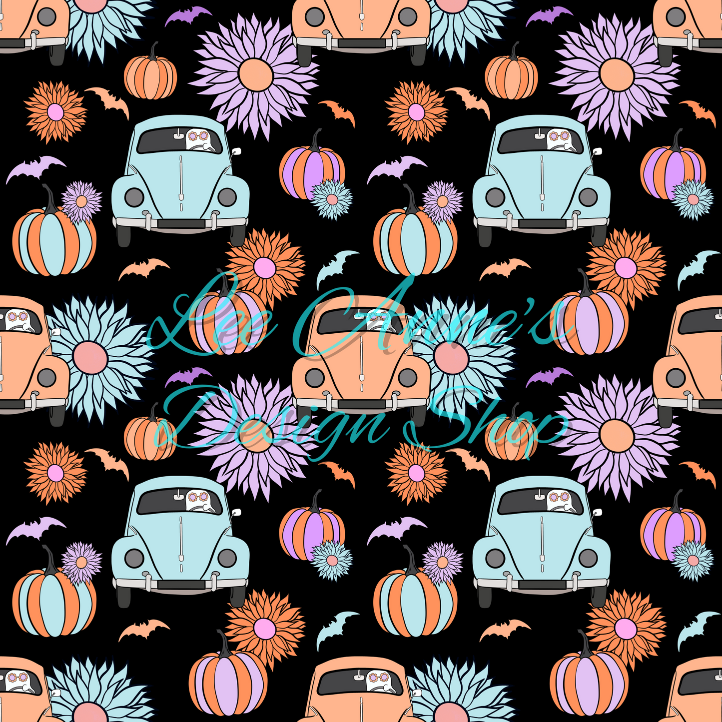 Groovy Halloween Seamless