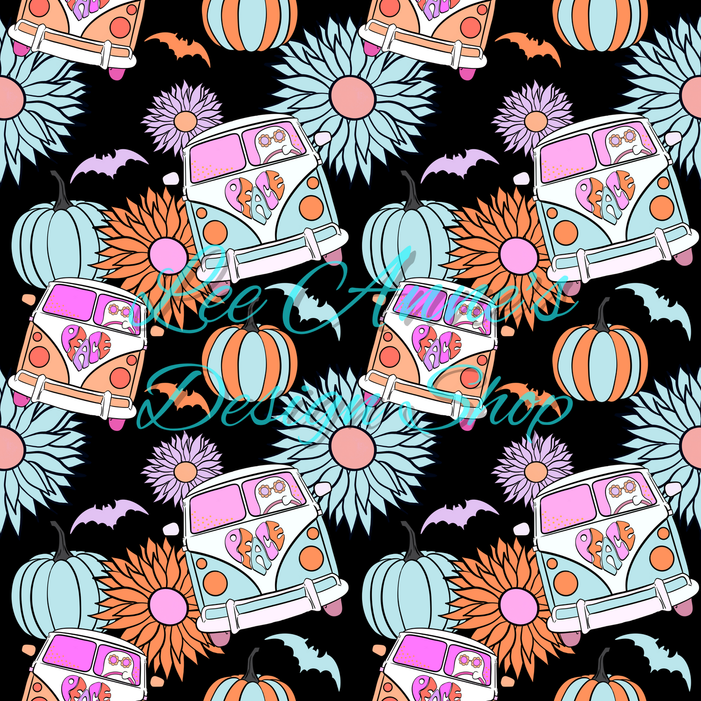 Groovy Halloween Seamless