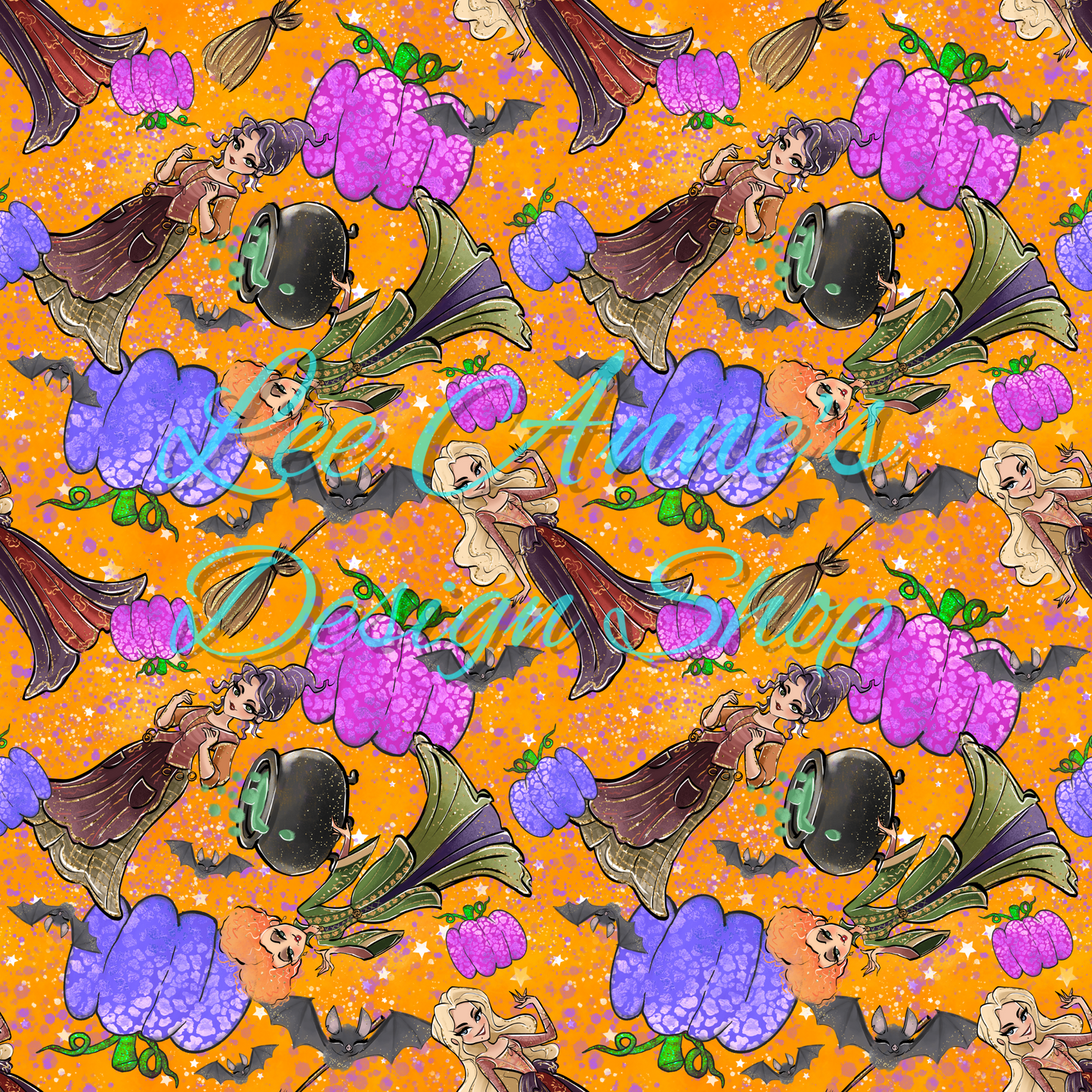 Witches Halloween Seamless