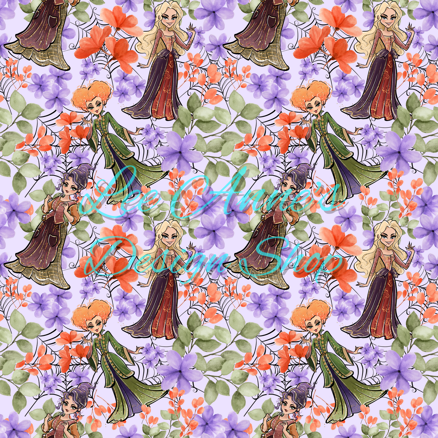 Witches Halloween Seamless