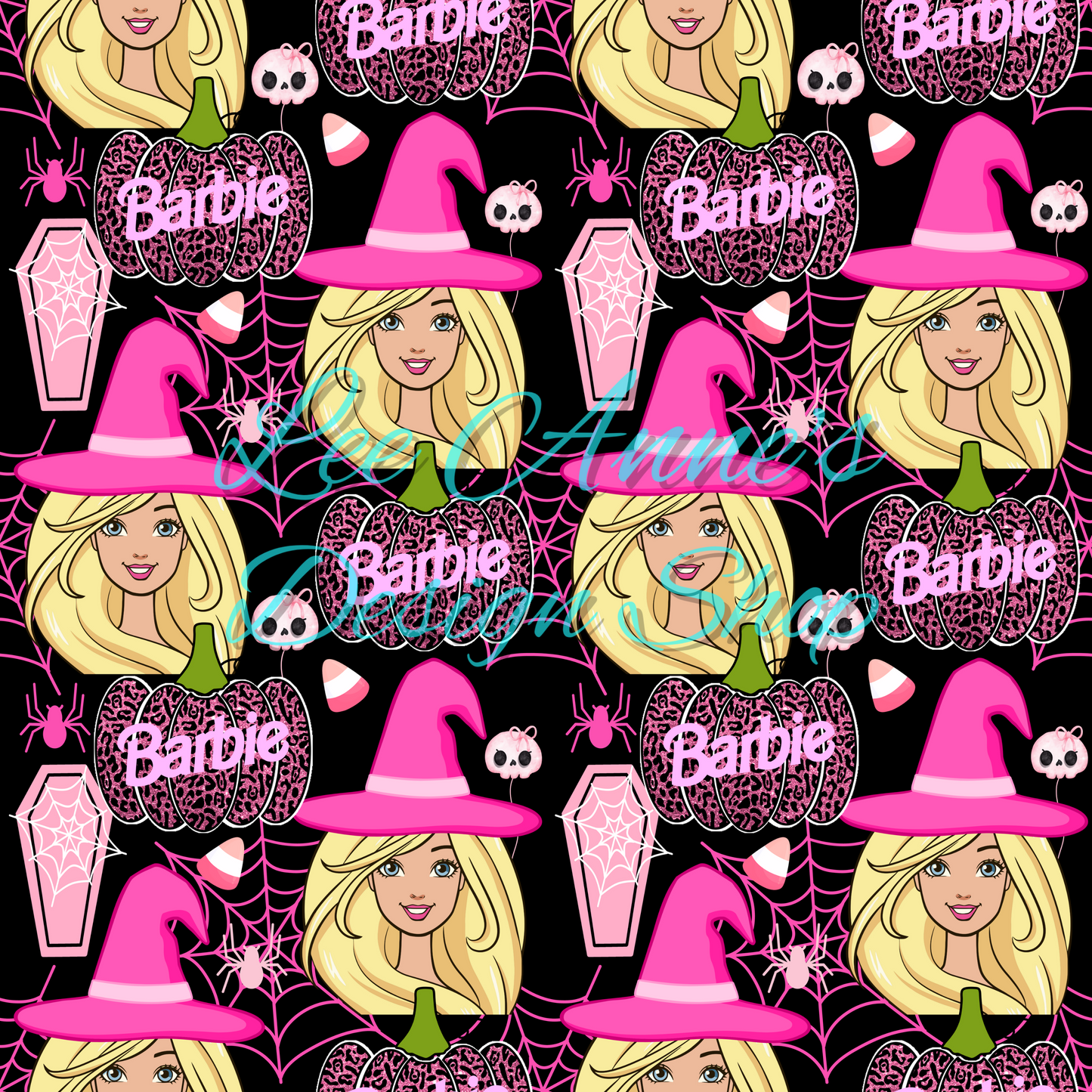 Doll Halloween Seamless