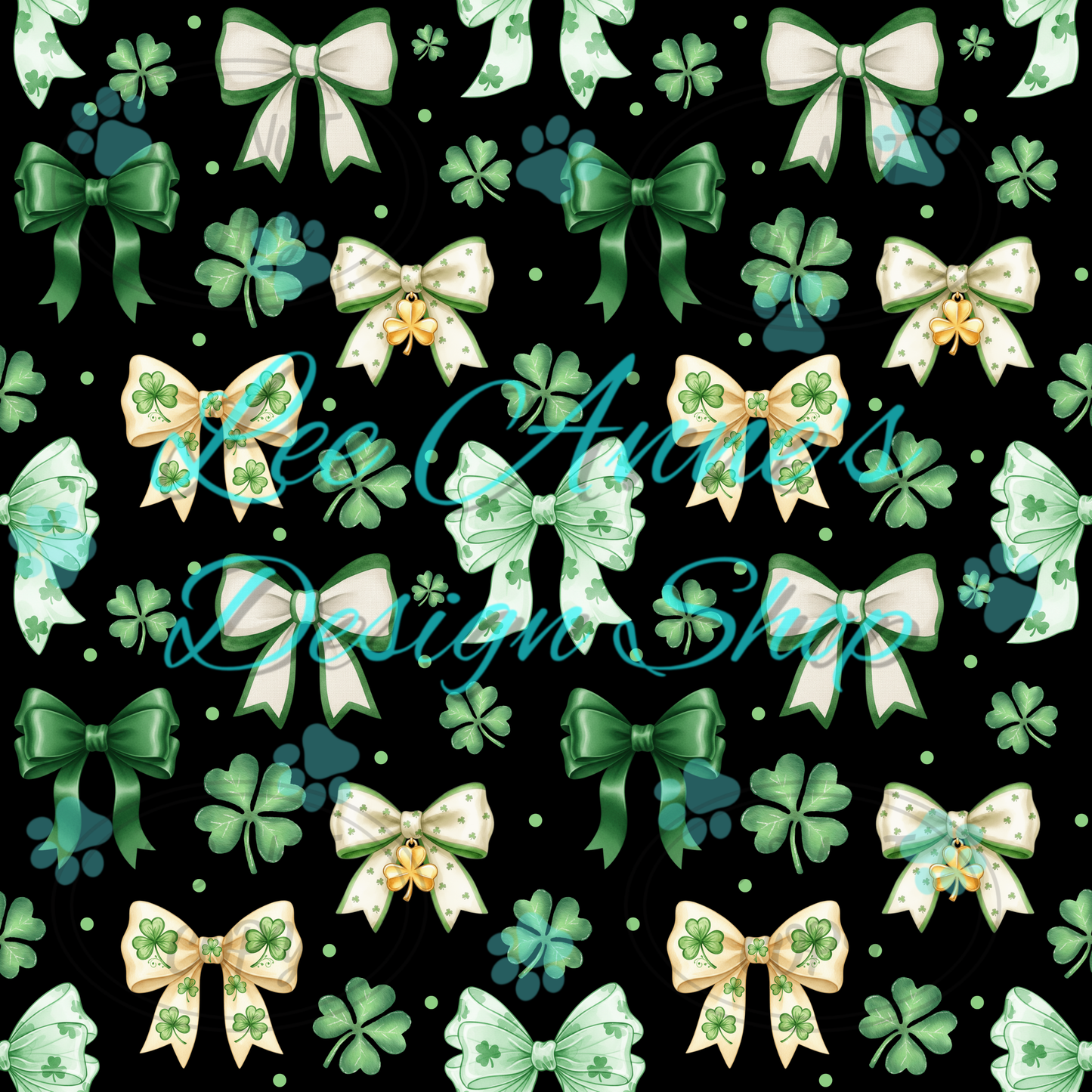 St. Patrick bows Seamless