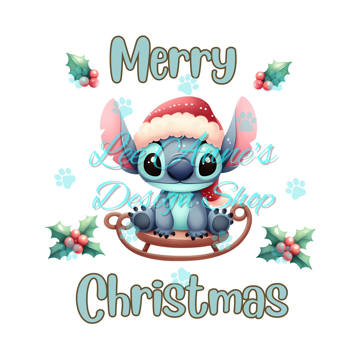 Stitch Christmas Sublimation