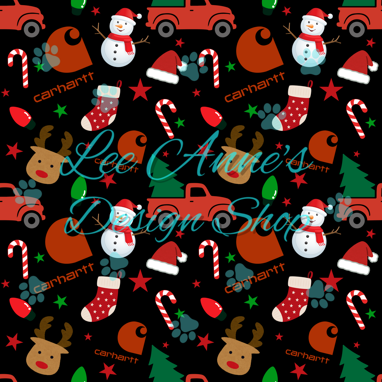 Brands Christmas Seamless