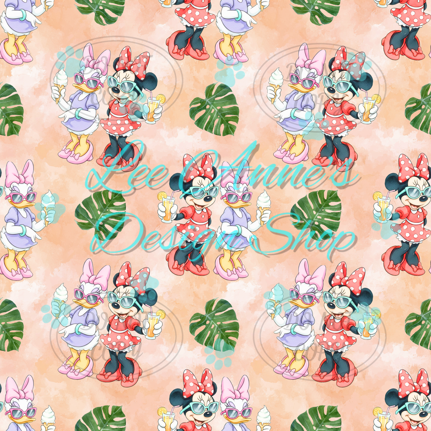 Mouse Summer Seamless