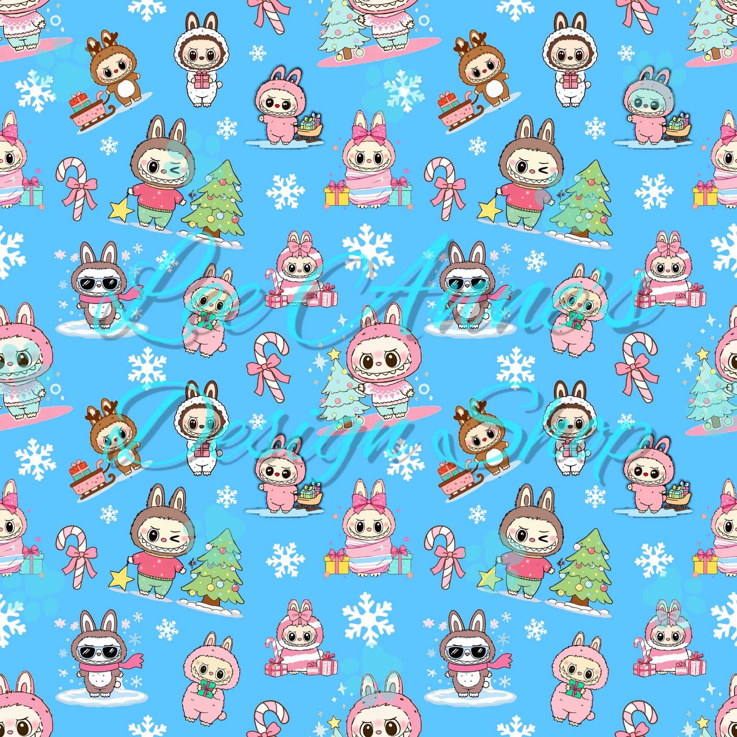 Christmas Monster Seamless