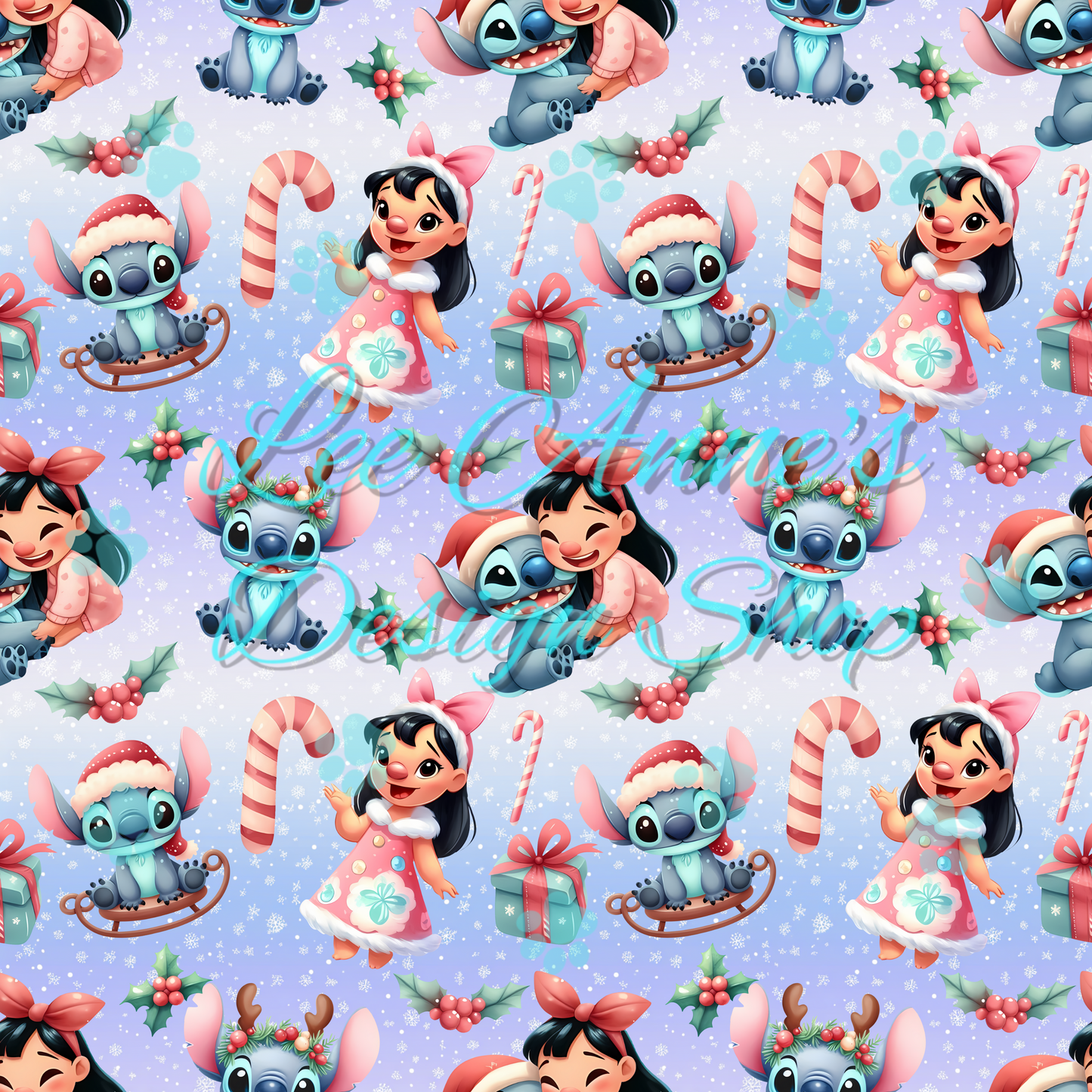 Stitch Christmas Seamless