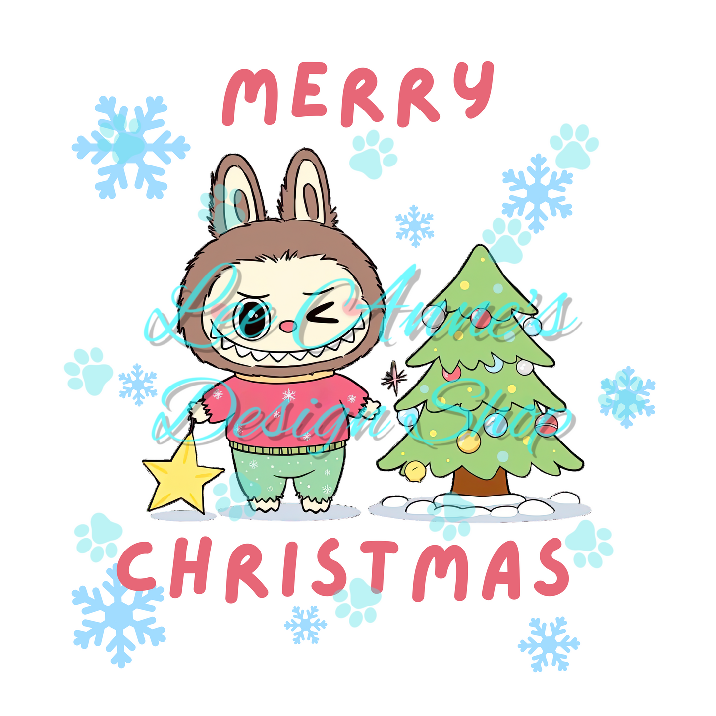 Christmas Monster Sublimation