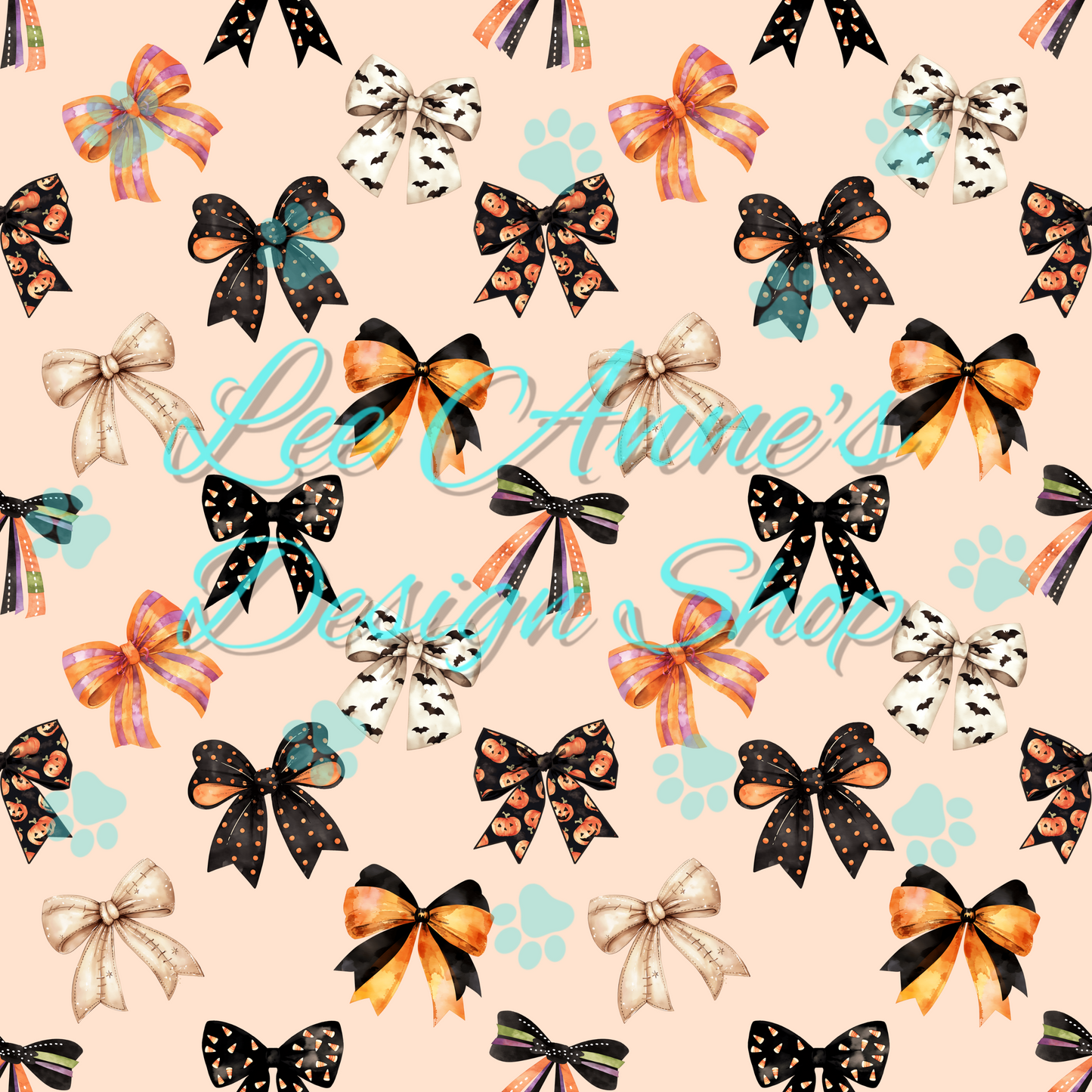 Halloween bows Seamless