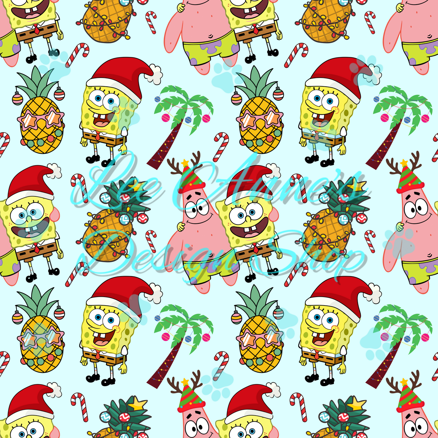 Christmas Cartoon Seamless