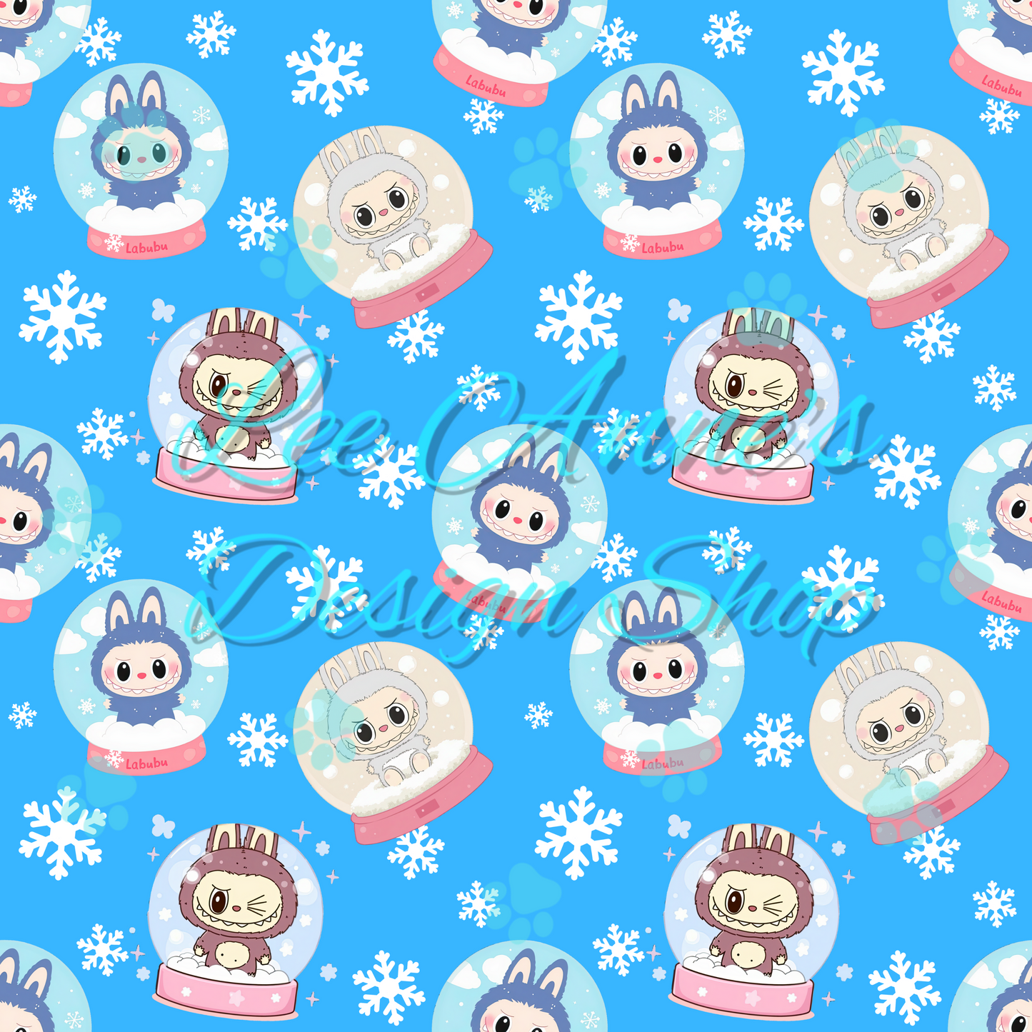 Christmas Monster Seamless