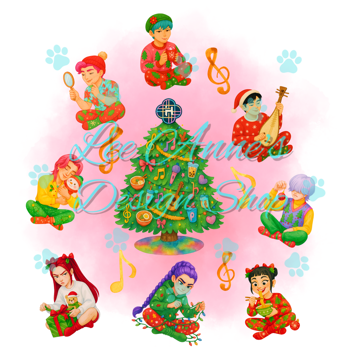 Christmas Demon Hunter Sublimation