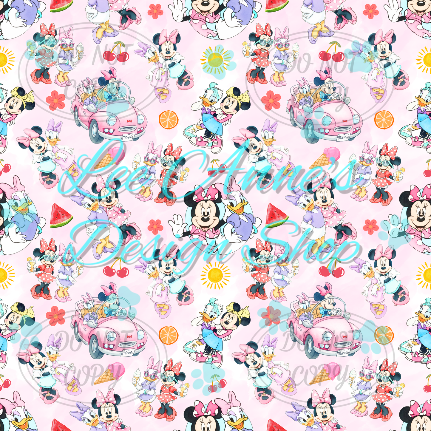 Mouse Summer Seamless