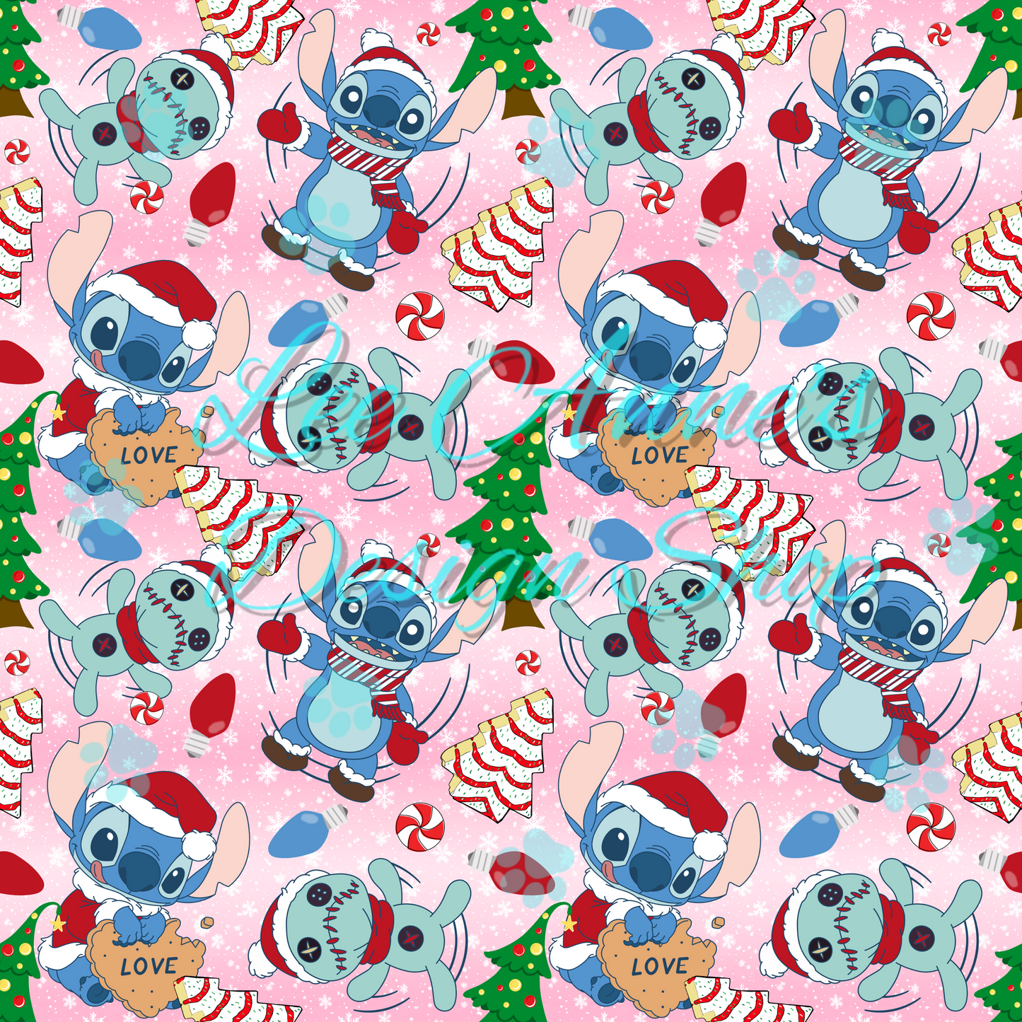 Stitch Christmas Seamless