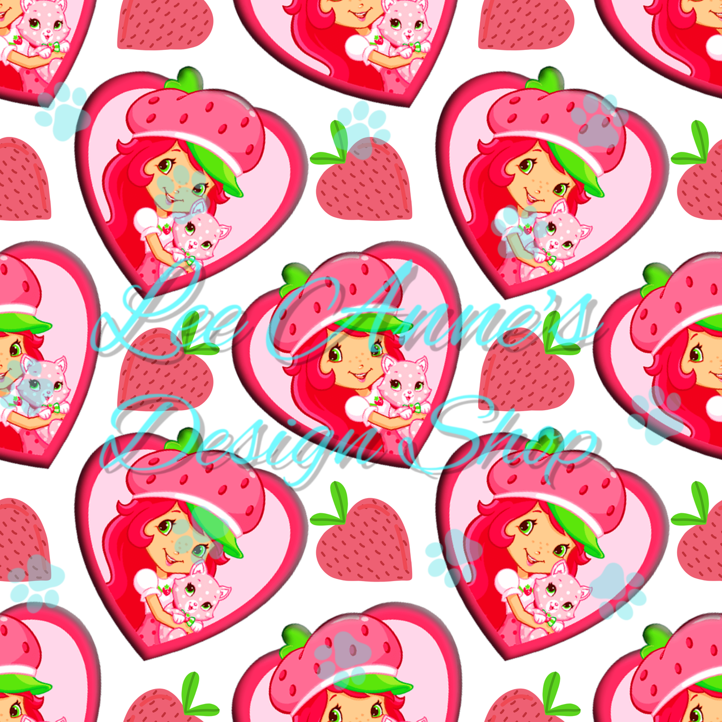 Strawberry Girl Seamless