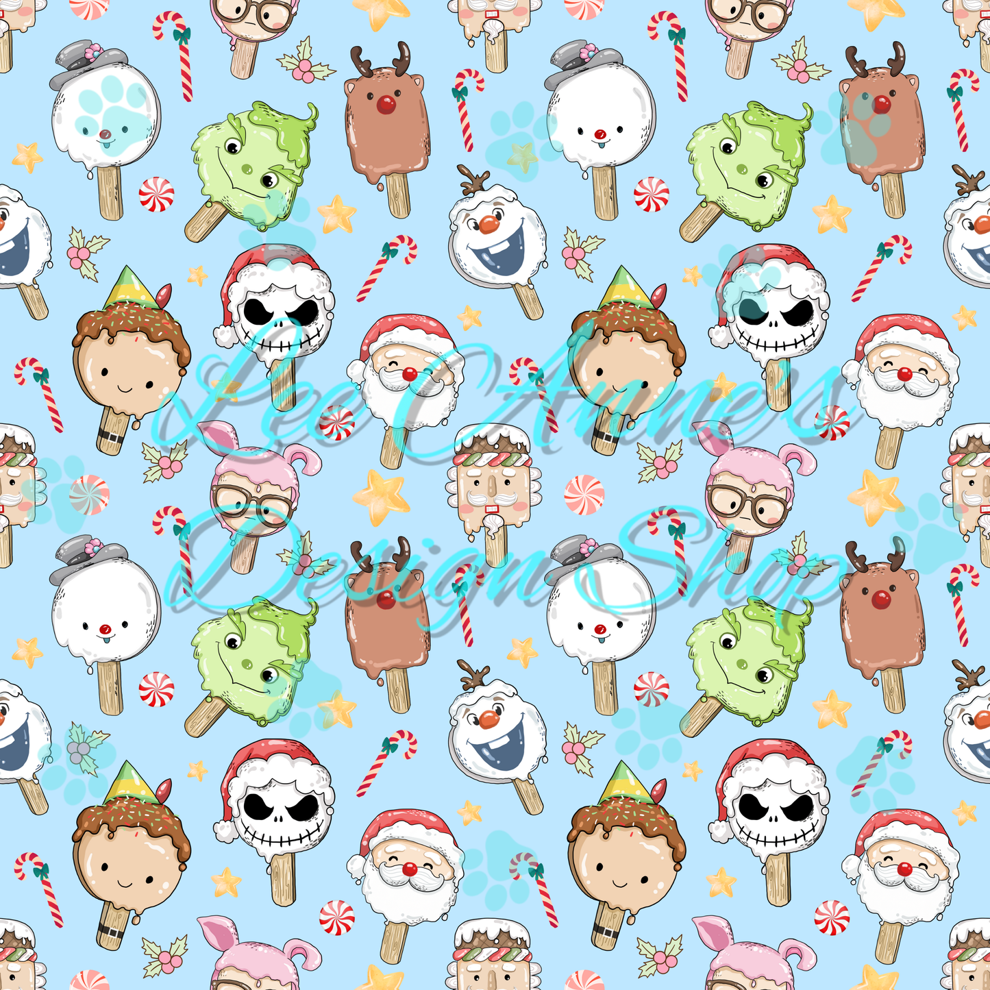 Christmas Ice cream Seamless