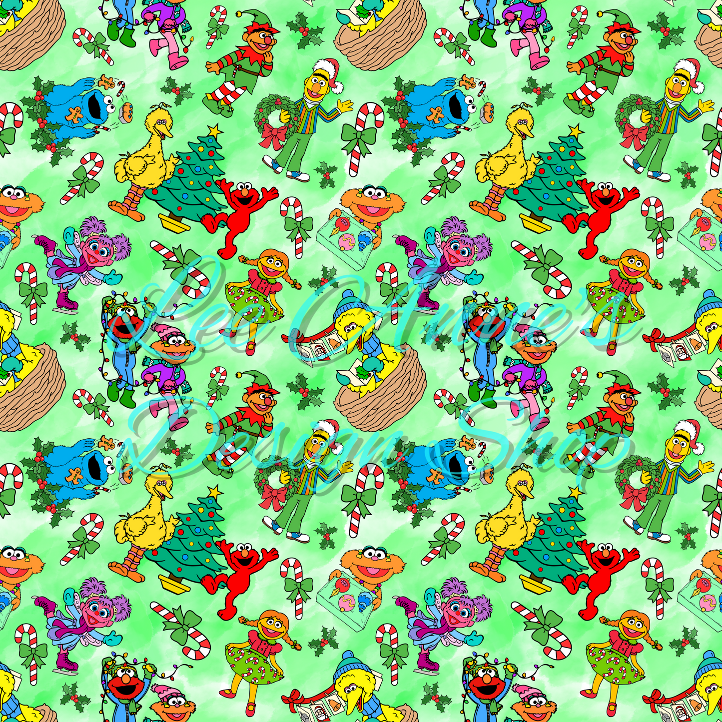 Christmas Puppets Seamless