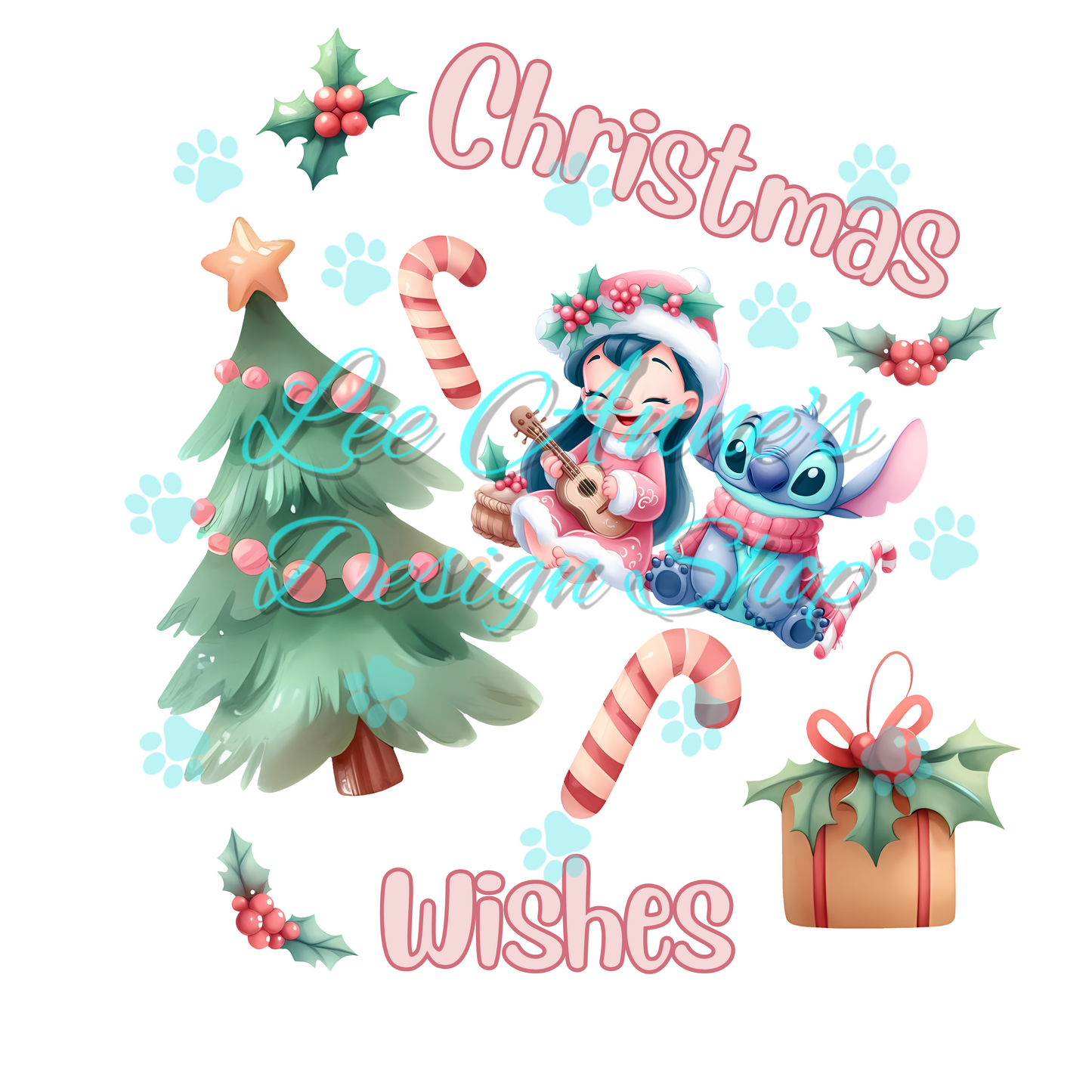 Stitch Christmas Sublimation