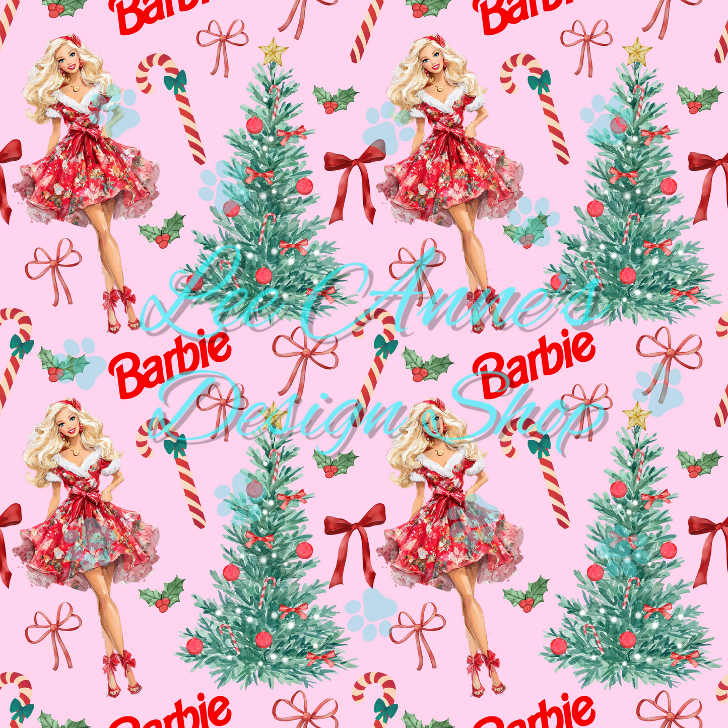 Christmas Doll Seamless