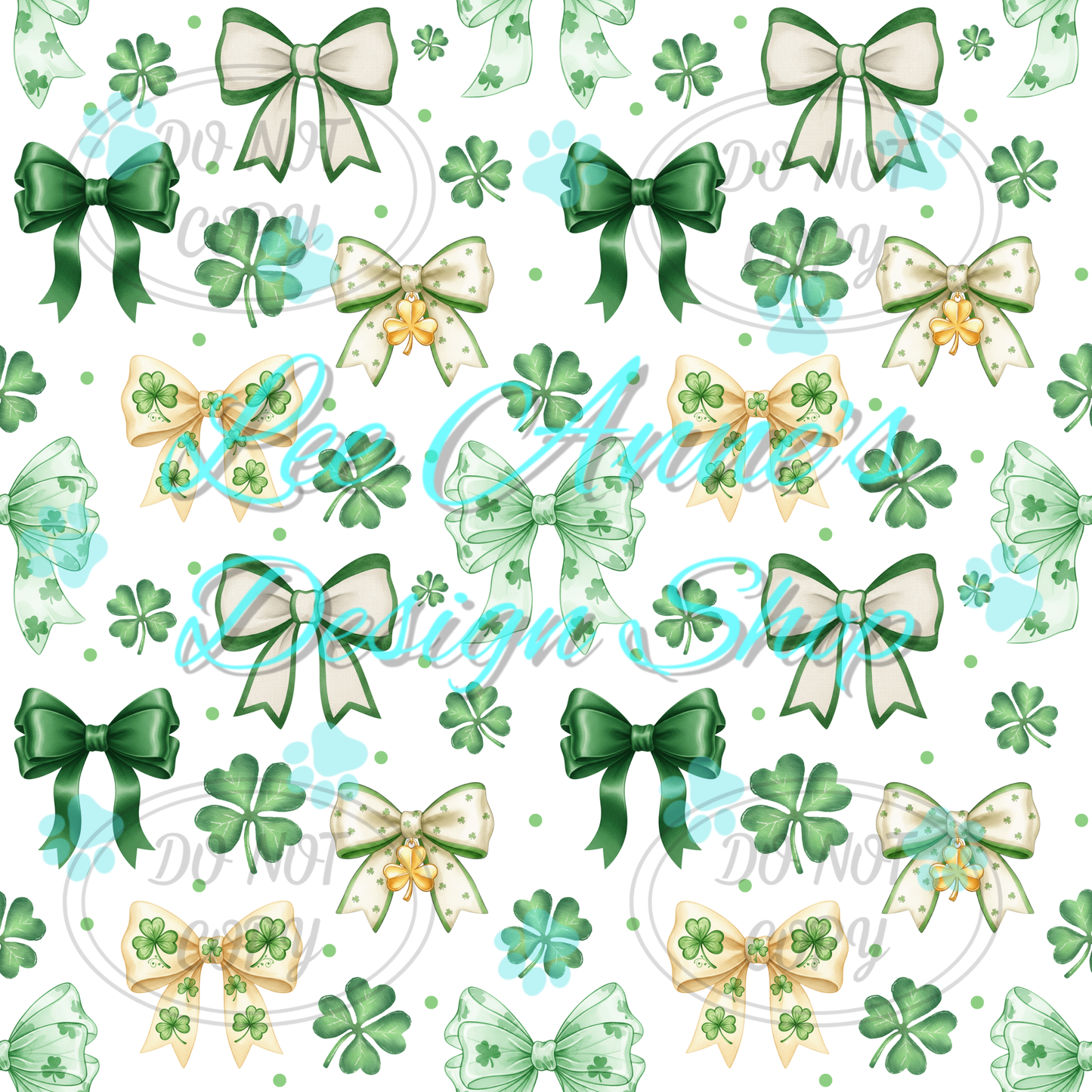 St. Patrick bows Seamless