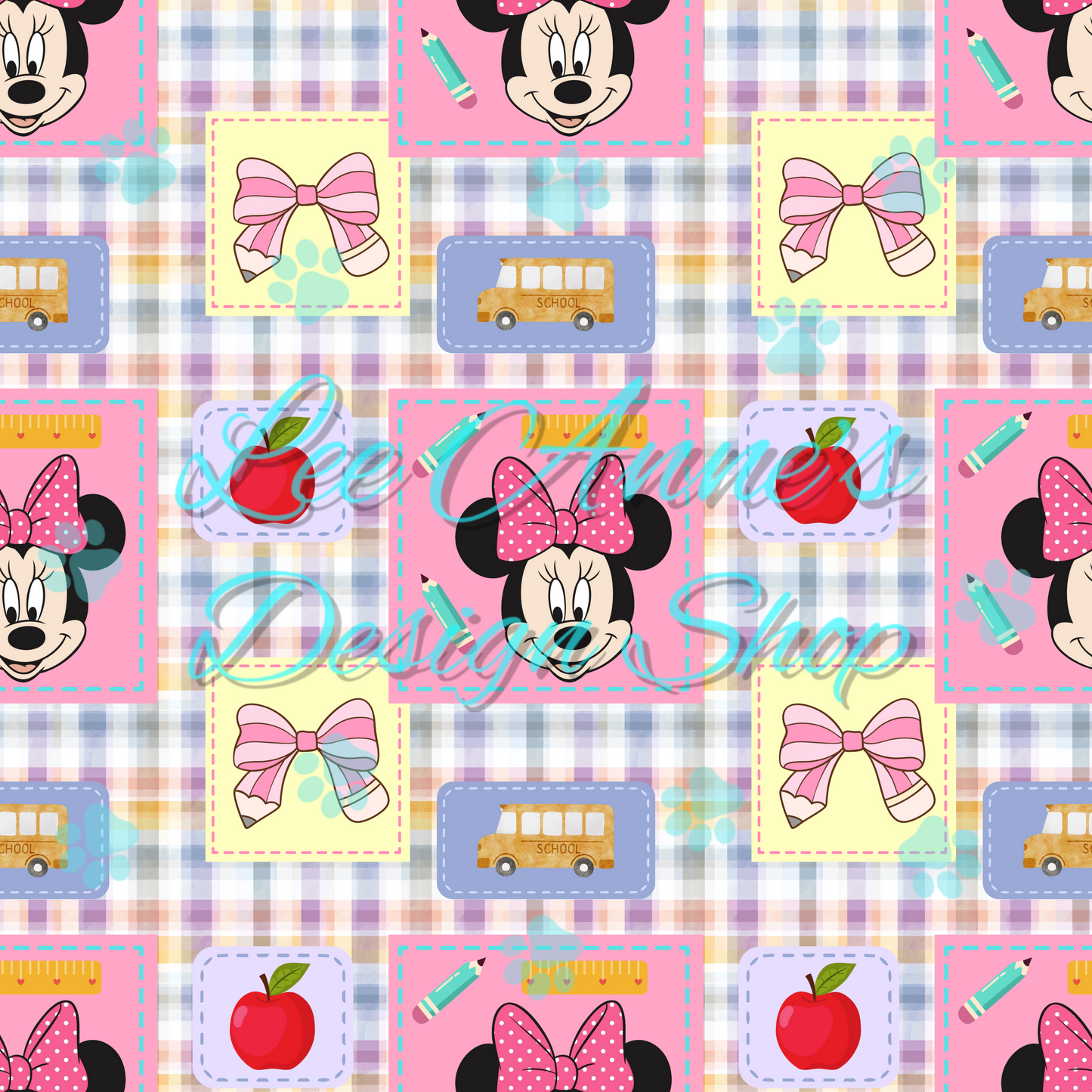 School Mouse Seamless