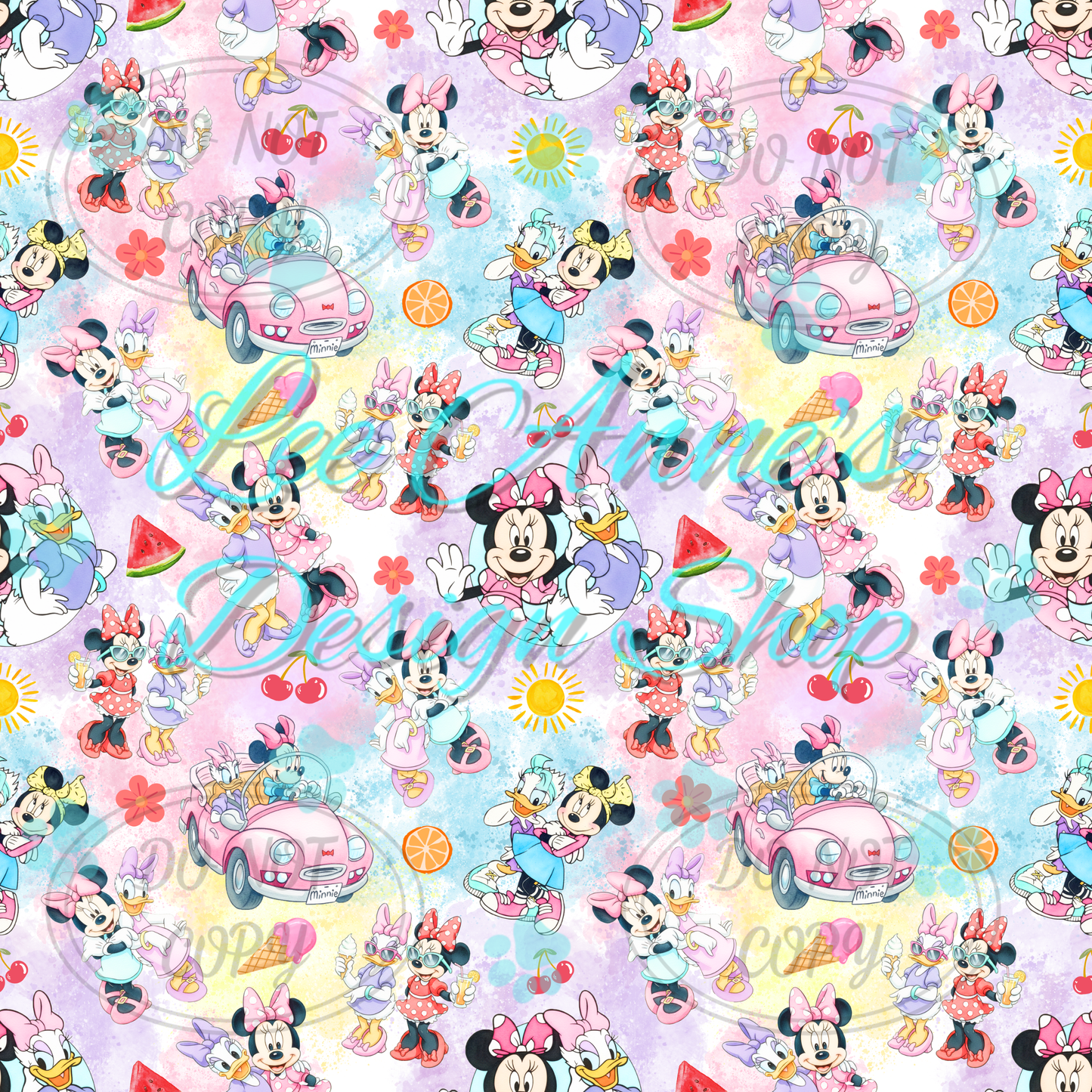 Mouse Summer Seamless