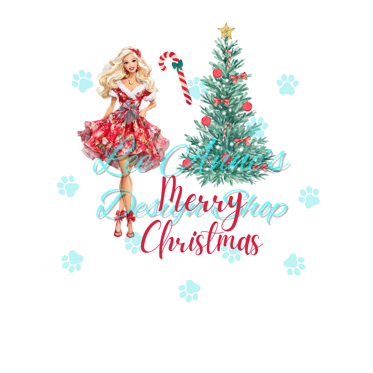 Christmas Doll Sublimation