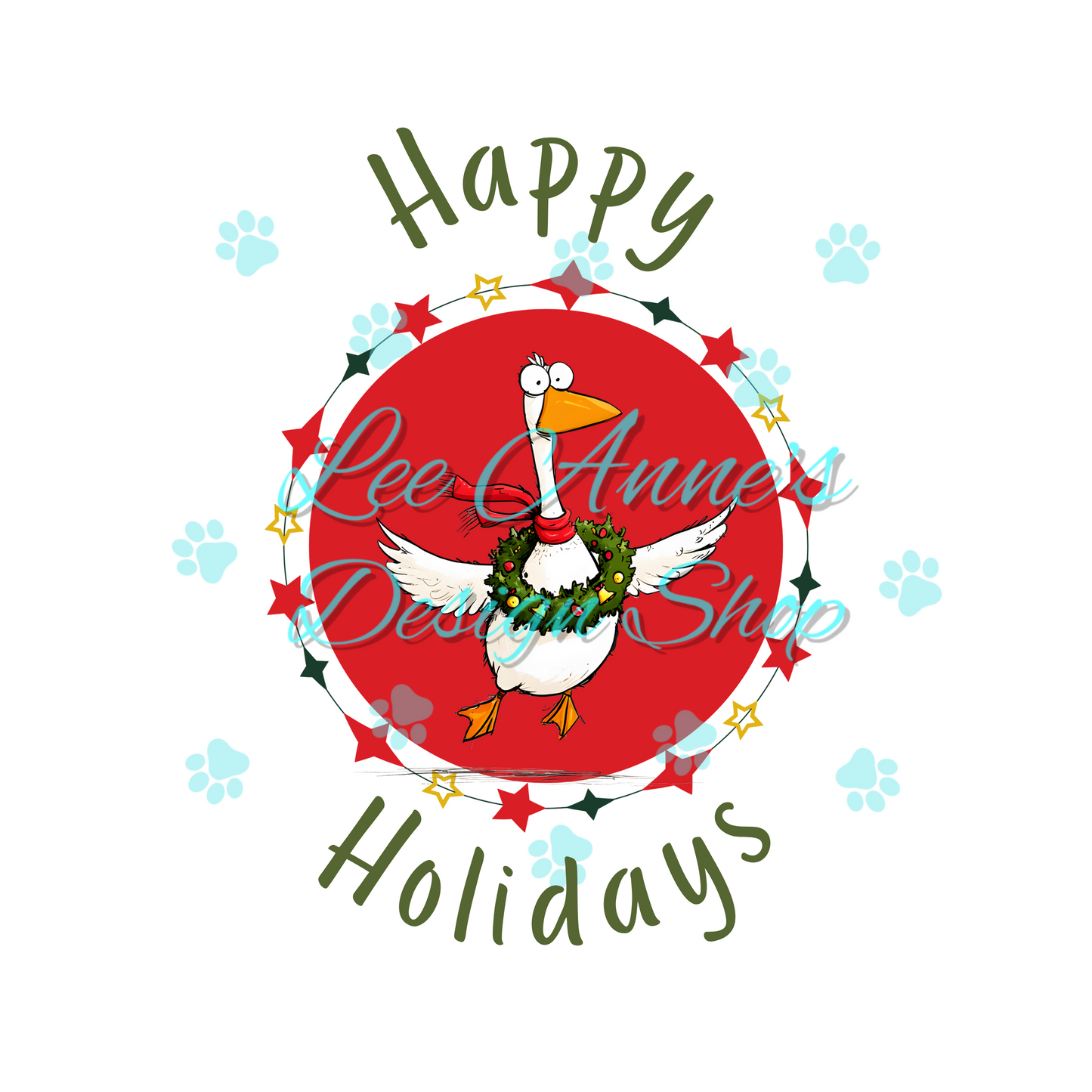 Christmas Goose Sublimation