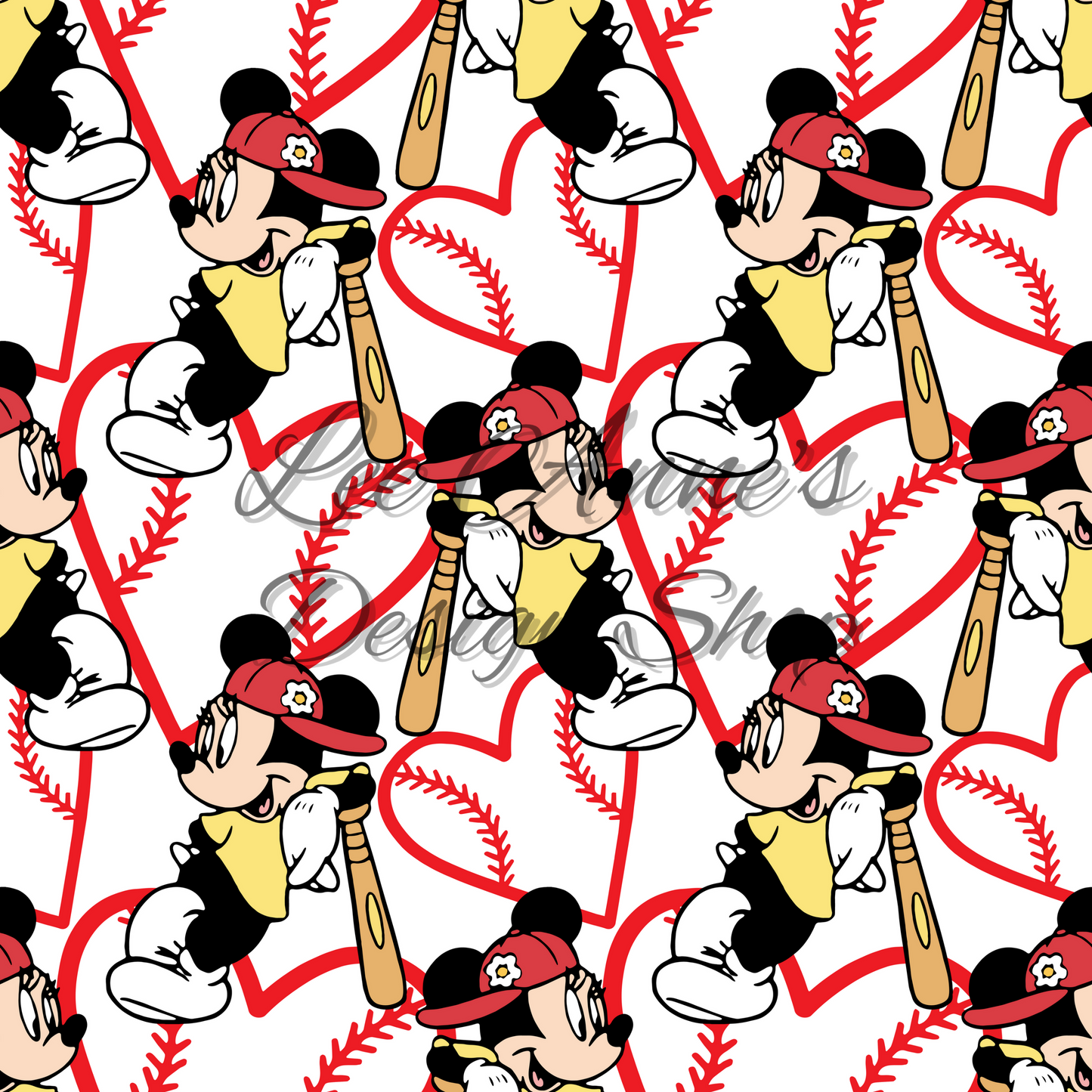 Mouse Baseball Seamless