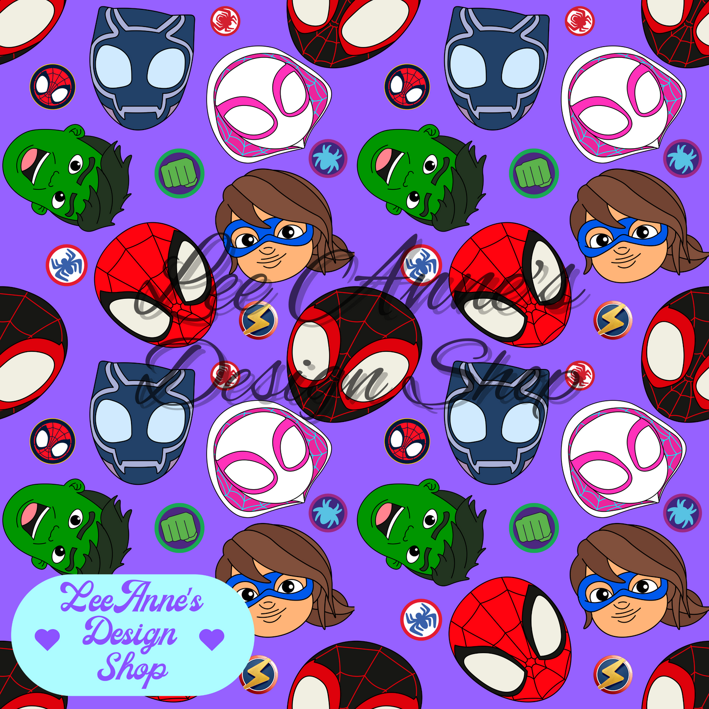 Spider Friends Seamless