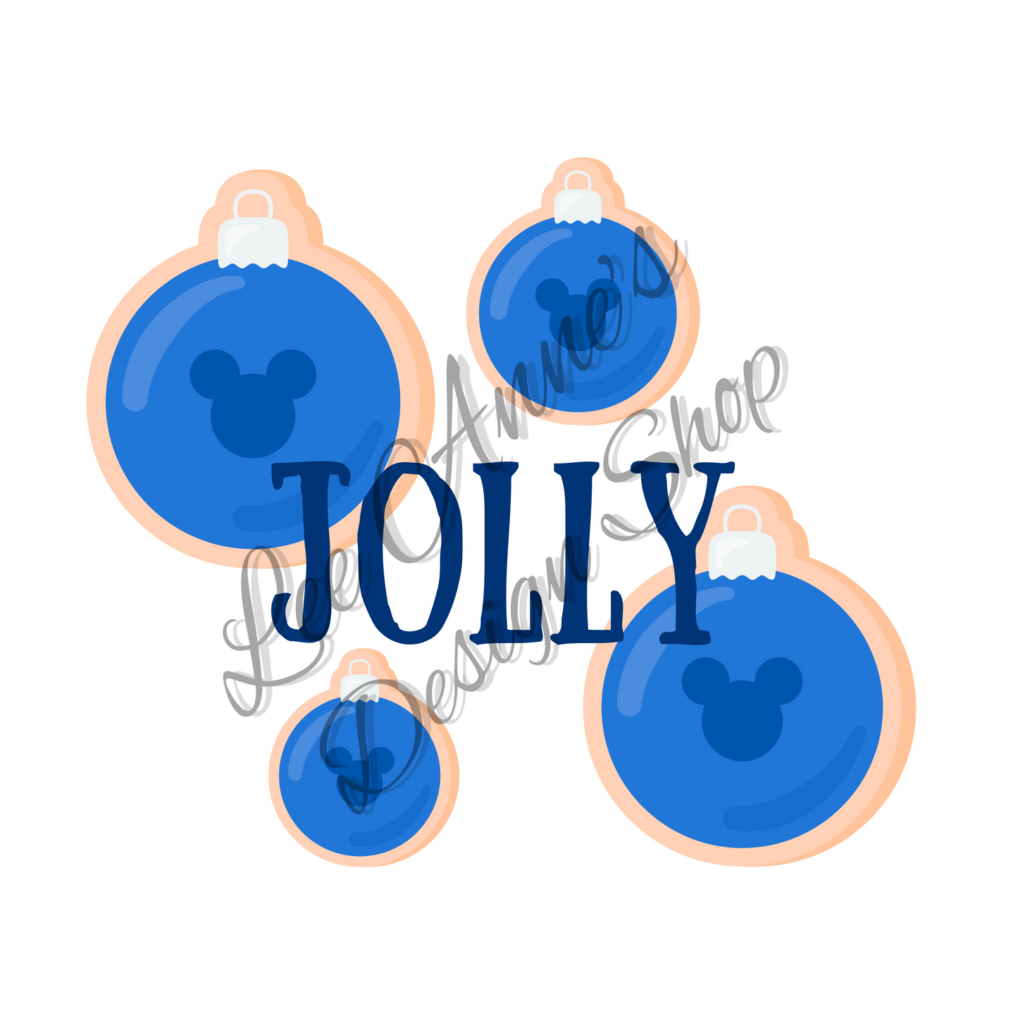 Mouse Cookie Sublimation Jolly