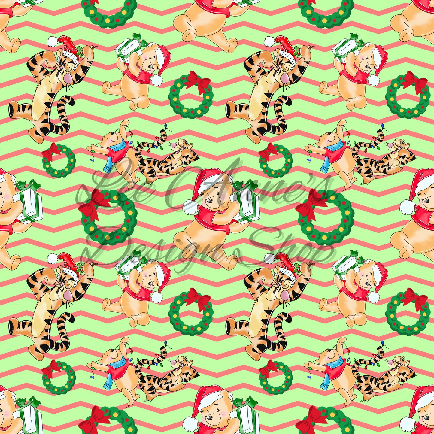 Bear Christmas Seamless