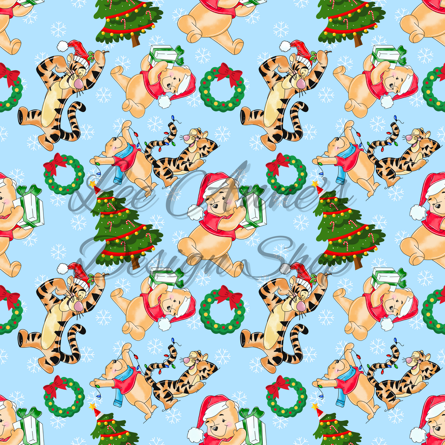 Bear Christmas Seamless